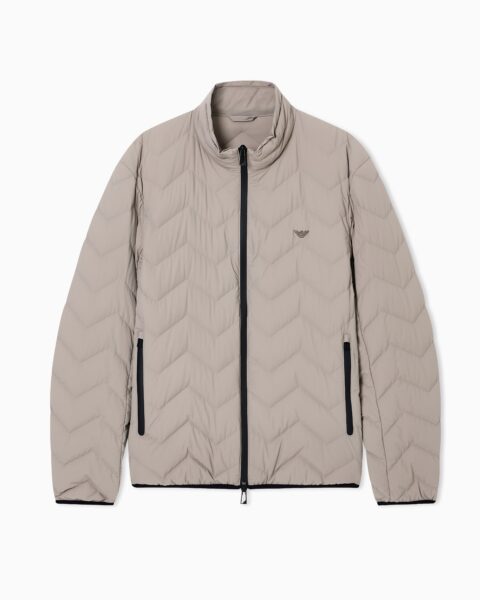 Chaqueta Acolchada Emporio Armani Beige Hombre