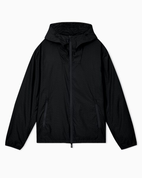 Chaqueta Monograma Emporio Armani Negra Hombre