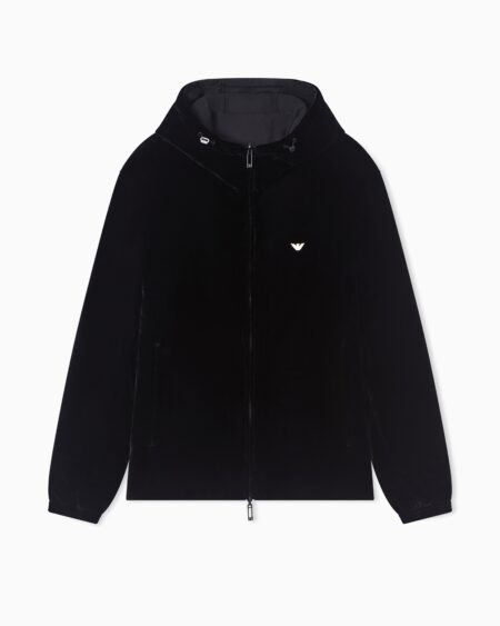 Chaqueta Emporio Armani Negra con Capucha Hombre