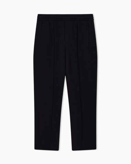 Pantalón Emporio Armani Negro con Logo Lateral Hombre