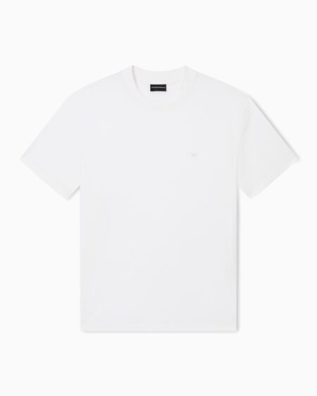 Camiseta Emporio Armani Blanca con Logo Águila Hombre