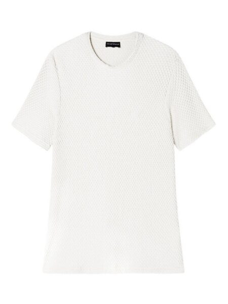 Camiseta Beige Texturizada Emporio Armani
