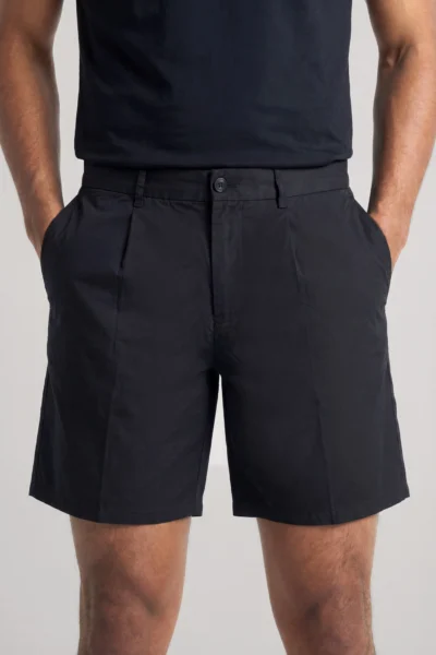 Bermuda Emporio Armani Negra con Pinzas Hombre