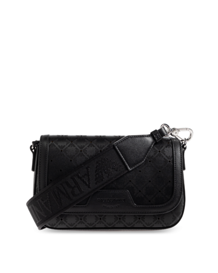 Cartera Negra Emporio Armani con Monograma