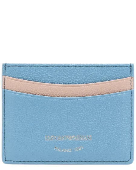 Tarjetero Emporio Armani Celeste