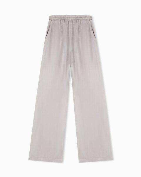 Pantalón Wide Leg Gris Emporio Armani