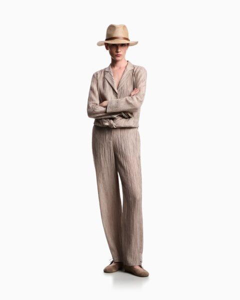 Conjunto Chaqueta y Pantalón Beige Emporio Armani