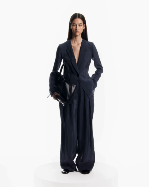 Conjunto Blazer y Pantalón Azul Emporio Armani