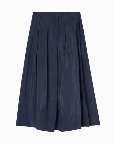 Falda Midi Azul Marino Emporio Armani