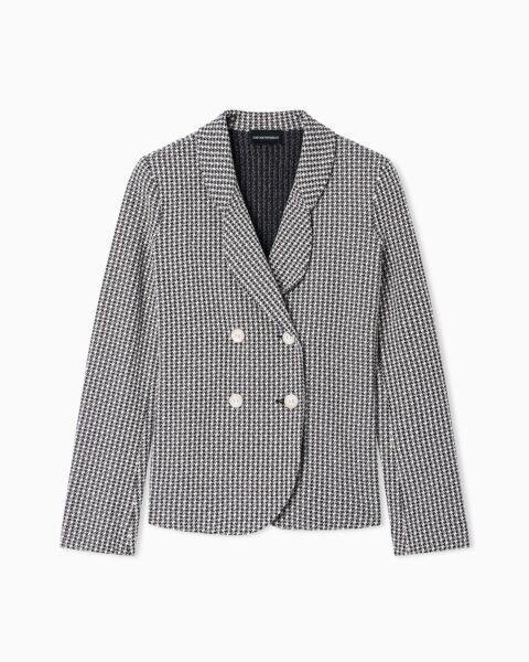Blazer Cruzado Estampado Emporio Armani