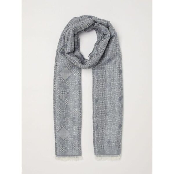 Pañuelo Azul con Brillos Emporio Armani