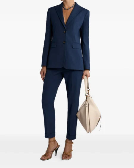 Conjunto Blazer y Pantalón Azul Marino ETRO Mujer
