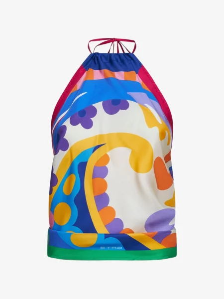 Top Halter Mujer Estampado Multicolor ETRO