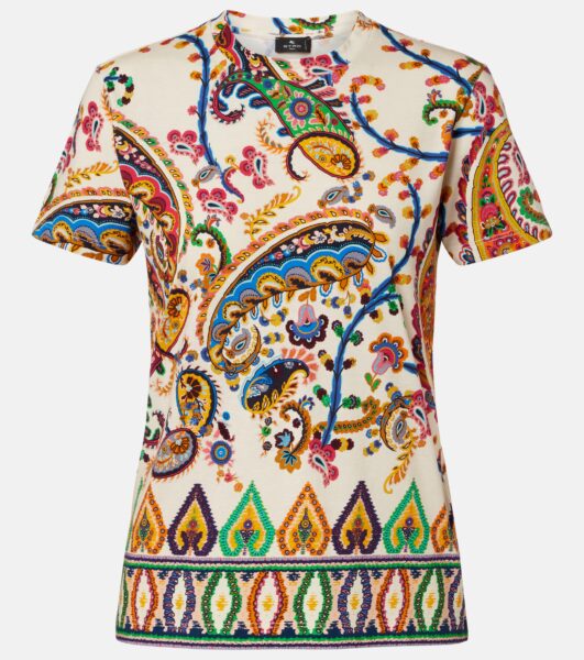 Camiseta Mujer Paisley Multicolor ETRO